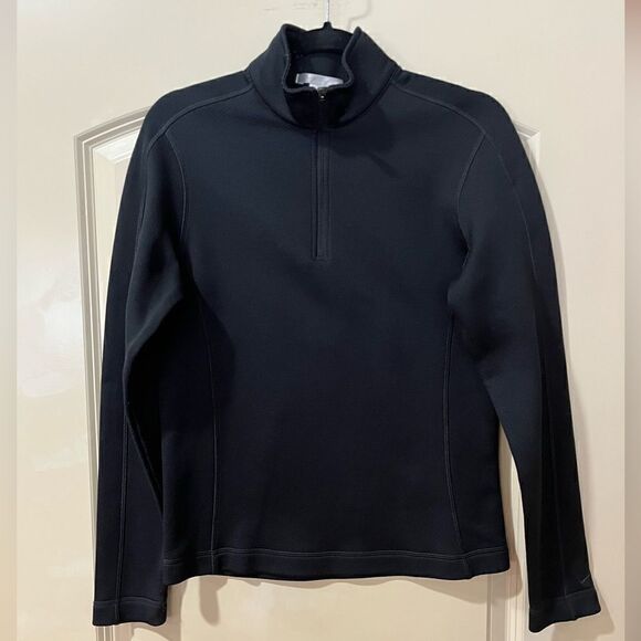 Nike Tops - NIKE GOLF Quarter Zip Sports Coverup Black Women’s Size Small
